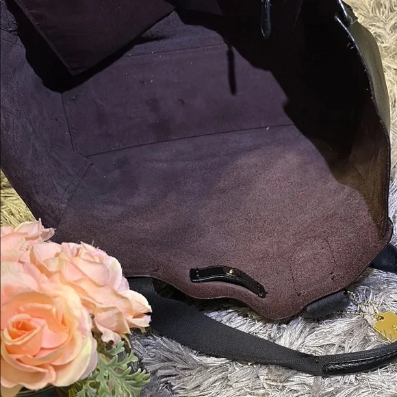 Coach Black Leather Tote Bag - Picture 8 of 12